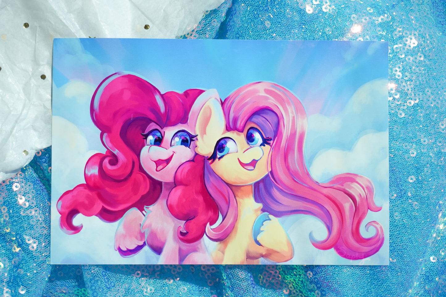 Flutters and Pinkie print