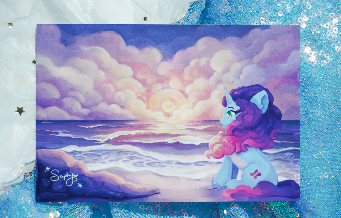 Misty Sunset print