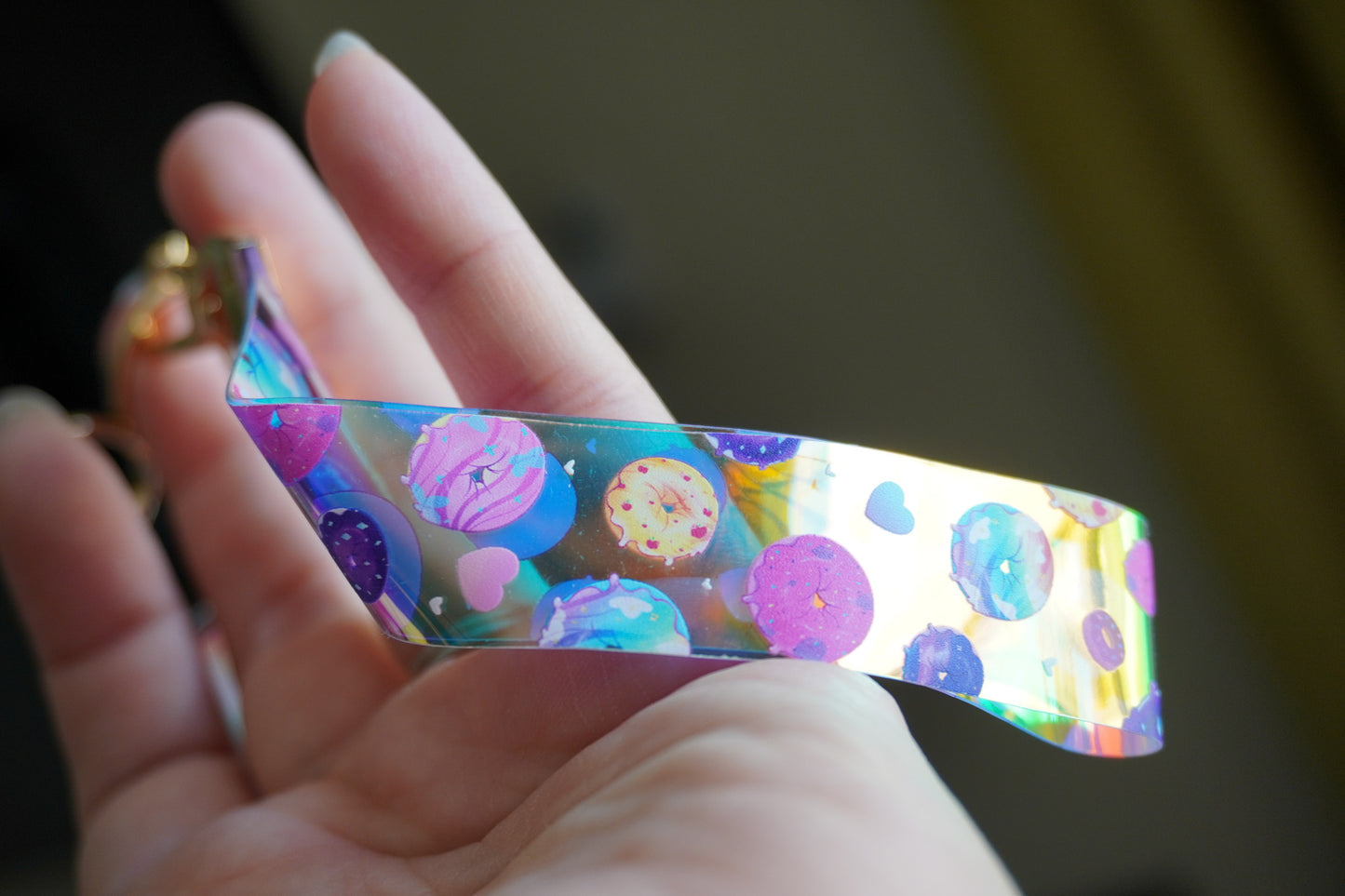 Luna "Donut" PVC Lanyard-Keychain
