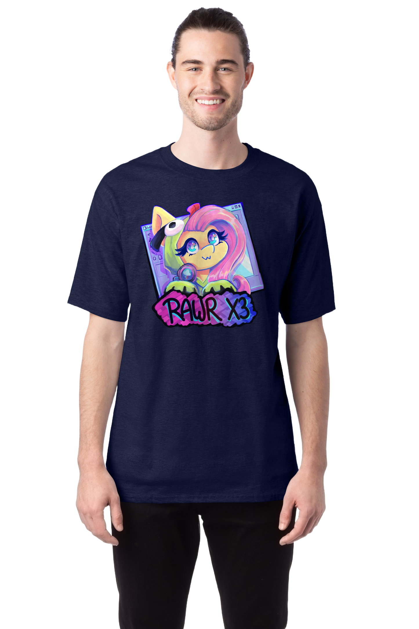 Fluttershy RAWR X3 T-Shirt