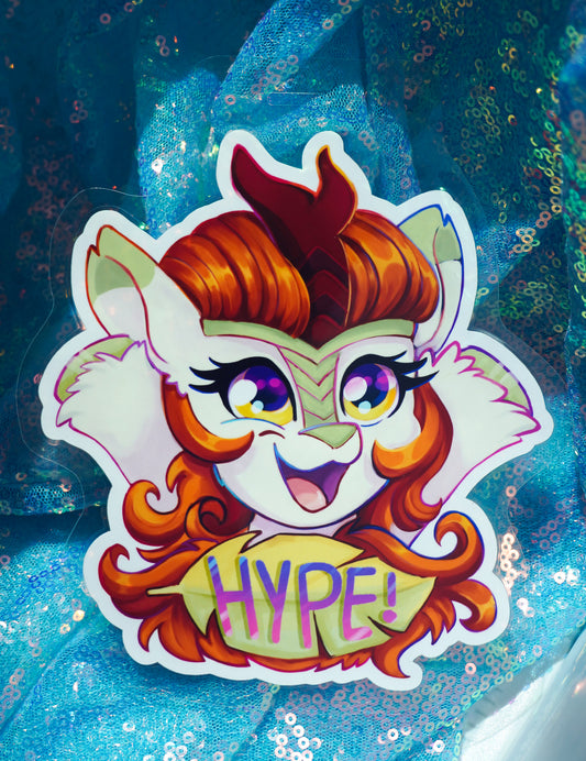 Autumn Blaze "Hype!" Badge