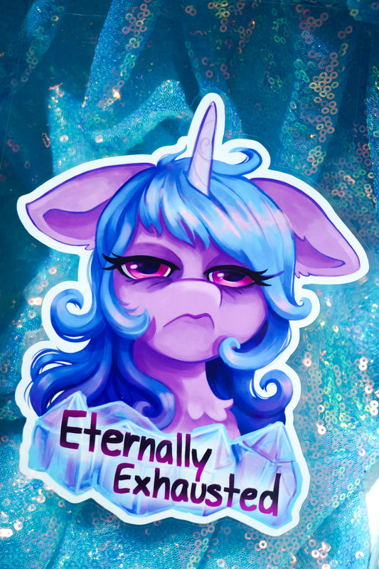 Izzy "Eternally Exhausted" Badge