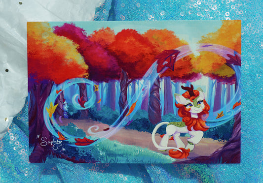 Autumn Blaze Windy print
