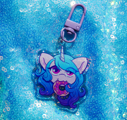 Izzy Donut Keychain