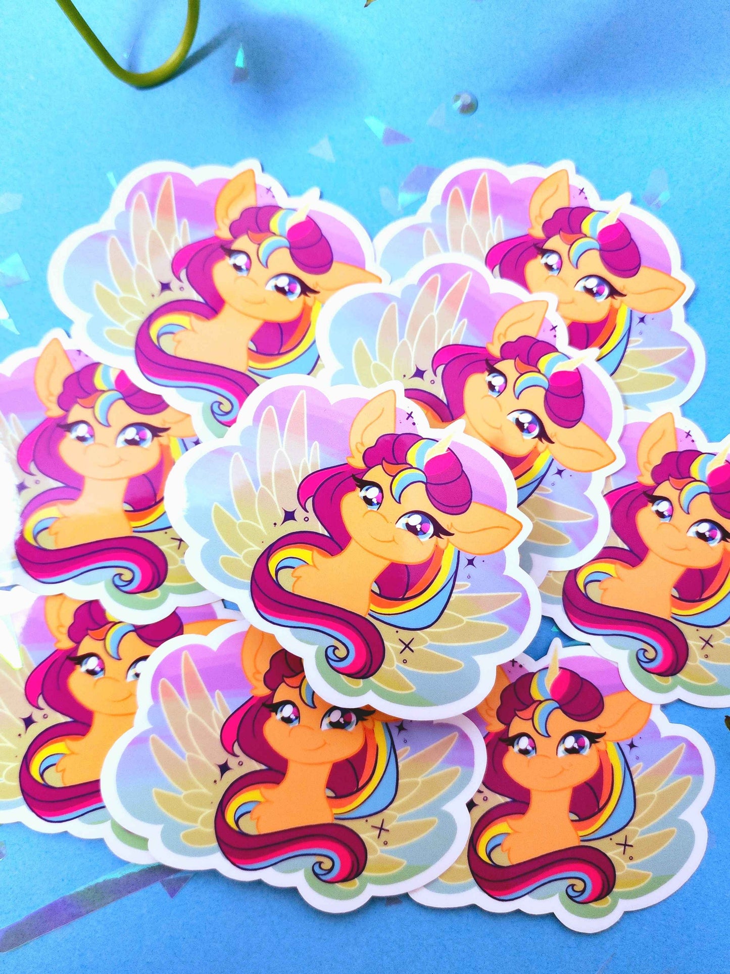 Sunny Alicorn sticker