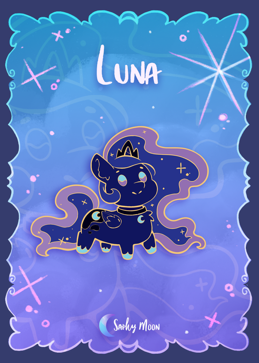 Pre-Order Luna Bean Enamel Pin
