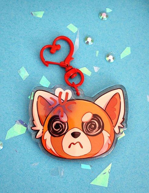 Aggresuko Double-sided Keychain