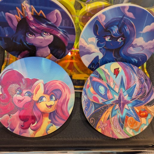 Ceramic Coaster Set (4 pcs)